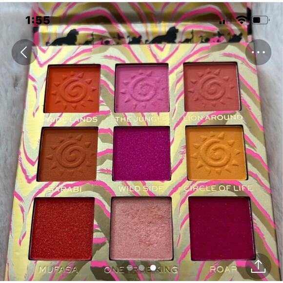 REVOLUTION “ I WALK ON THE WILD SIDE” EYESHADOW PALETTE-Lion‎ King Simba - Picture 3 of 3